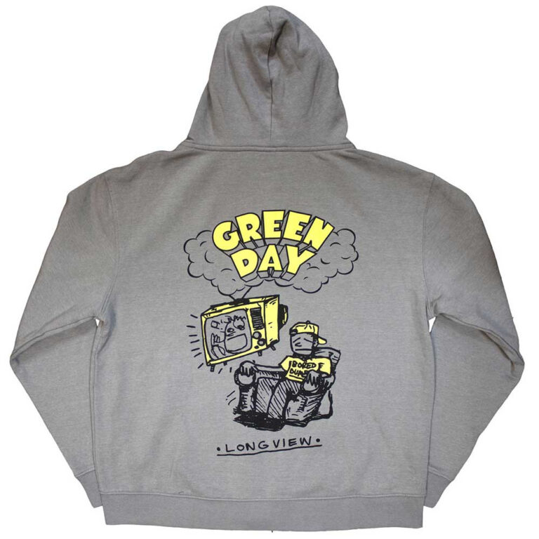 Green Day Longview Doodle Zip Hoodie