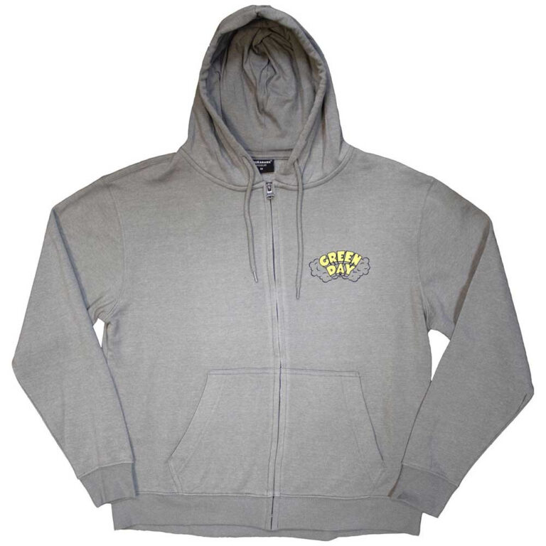 Green Day Longview Doodle Zip Hoodie