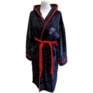 Green Day American Idiot Black Back Print Unisex Bathrobe