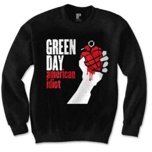 Green Day American Idiot Black Sweatshirt