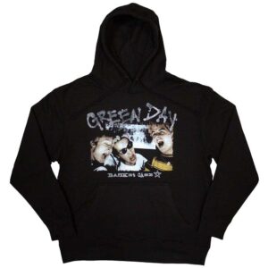 Green Day Basket Case Star Black Pullover Hoodie