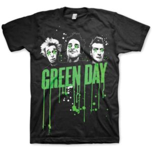 Green Day Drips Black T-Shirt