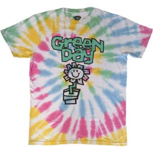 Green Day Flower Pot White Wash Collection T-Shirt