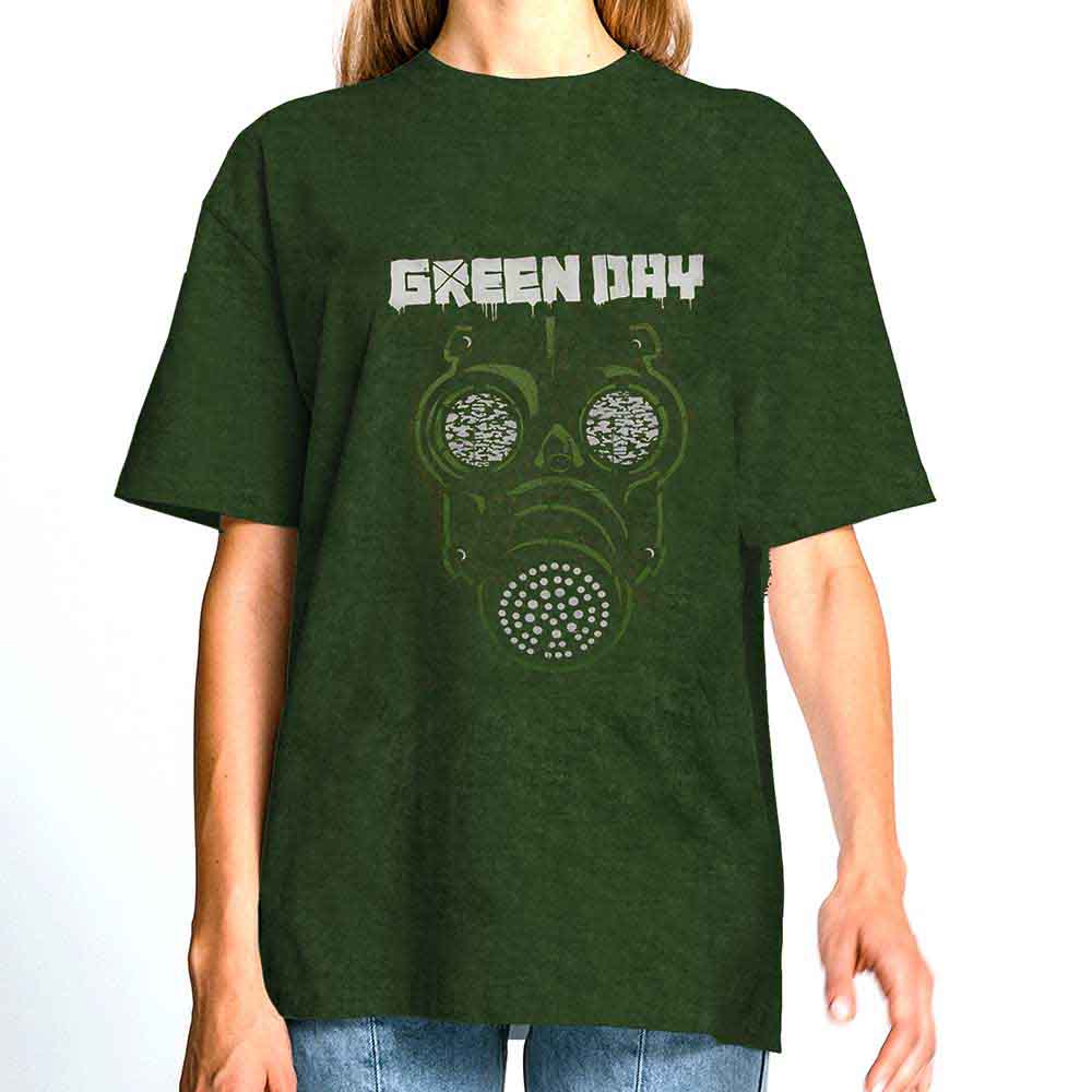 Green Day Gas Mask Wash Collection TShirt Punx