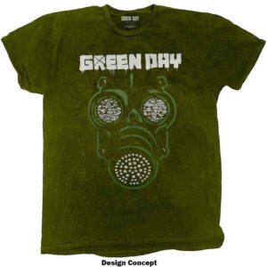 Green Day Gas Mask Wash Collection T-Shirt