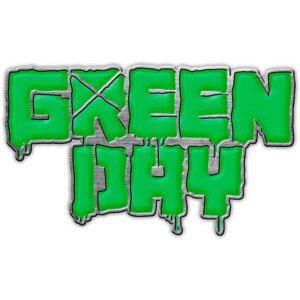 Green Day Logo Enamel In-Fill Pin Badge