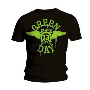 Green Day Neon Black Black T-Shirt