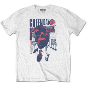 Green Day Patriot Witness White T-Shirt