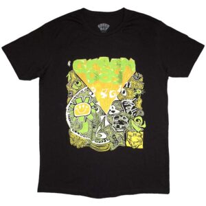 Green Day Psychedelic Kerplunk Black Back Print T-Shirt
