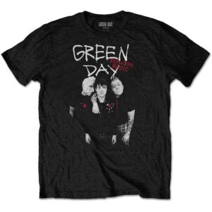 Green Day Red Hot Black T-Shirt
