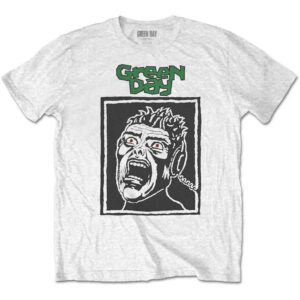 Green Day Scream White T-Shirt