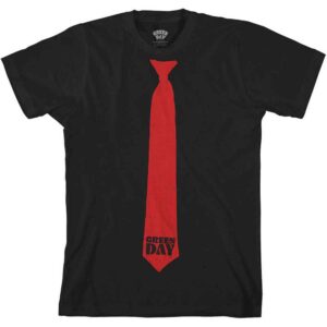 Green Day Tie Black T-Shirt