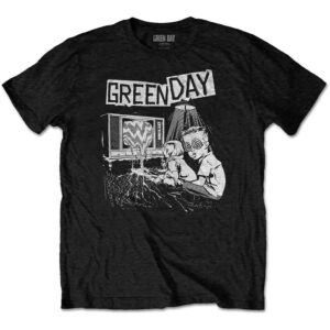Green Day TV Wasteland Black T-Shirt