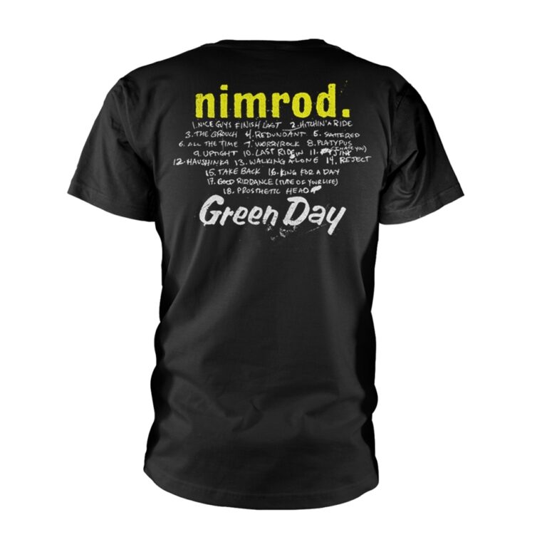Green Day – Nimrod Portrait Front / Back Print T-Shirt