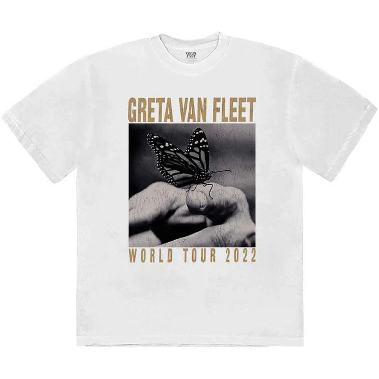 Greta Van Fleet World Tour Butterfly T-Shirt