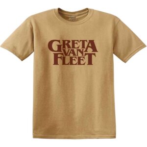Greta Van Fleet Logo Old Gold T-Shirt
