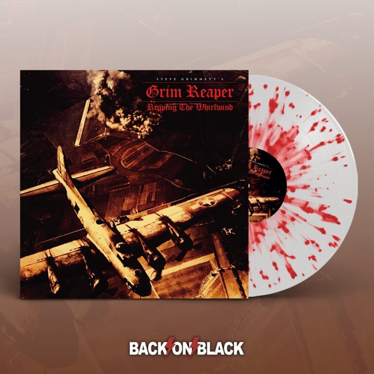 Grim Reaper – REAPING THE WHIRLWIND – LIVE BRITISH STEEL FESTIVAL 2018 (WHITE W/ RED SPLATTER VINYL 2LP) Vinyl Double Album