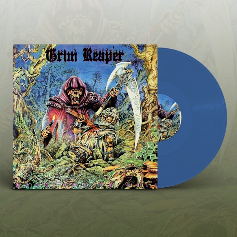 Grim Reaper – ROCK YOU TO HELL (BLUE VINYL) Vinyl LP