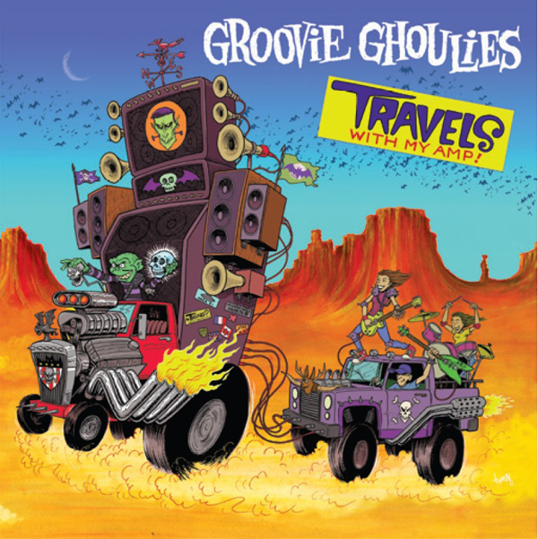 Groovie Ghoulies – TRAVELS WITH MY AMP (BLUE & GREEN GALAXY VINYL) Vinyl LP