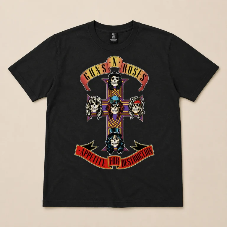 Guns N’ Roses Appetite for Destruction Black T-Shirt