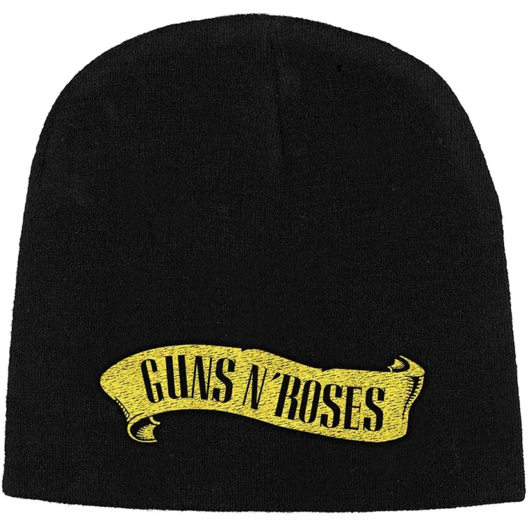 Guns N’ Roses Unisex Logo Black Beanie Hat