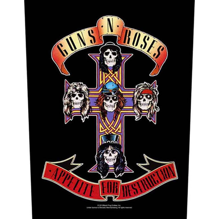 Guns N’ Roses Appetite for Destruction Back Patch