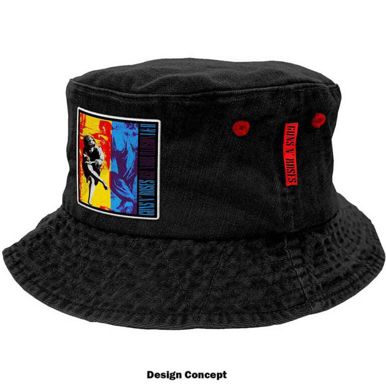 Guns N’ Roses Use Your Illusion Denim Black Bucket Hat