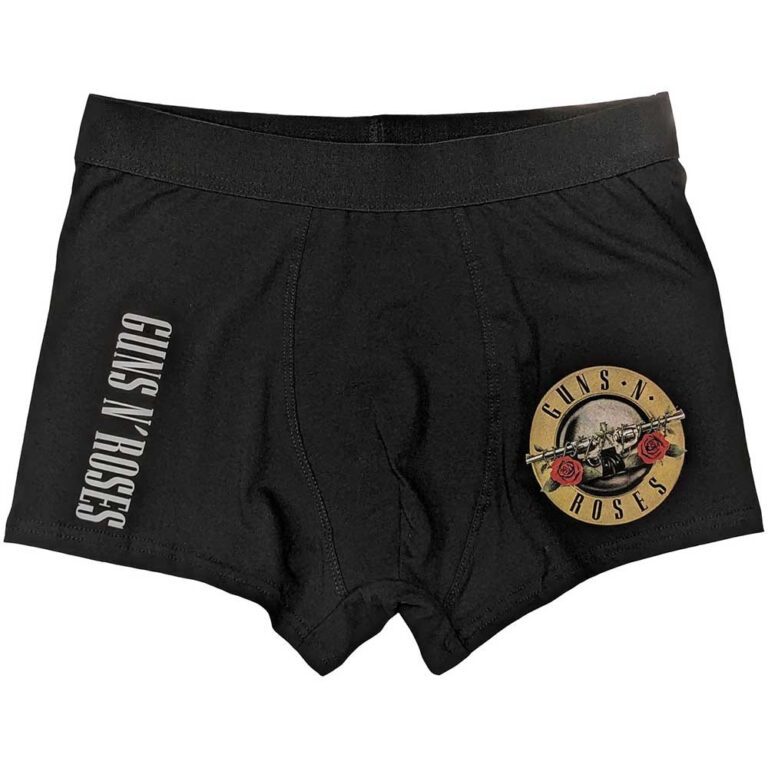 Guns N’ Roses Classic Logo Black Unisex Boxers