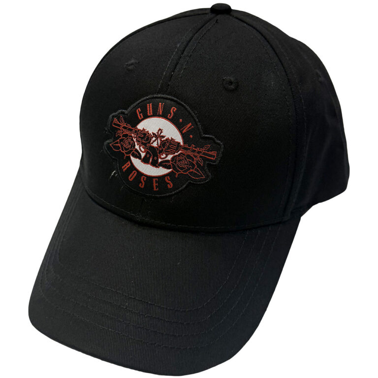 Guns N’ Roses Red Circle Logo Black Baseball Cap