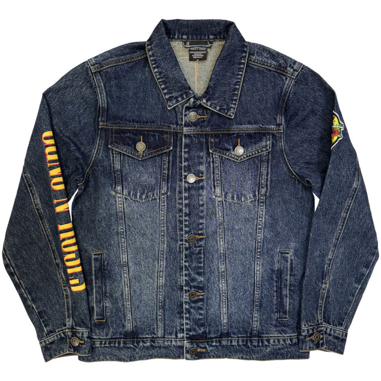 Guns N’ Roses Appetite For Destruction Denim Blue Back & Sleeve Print Denim Jacket