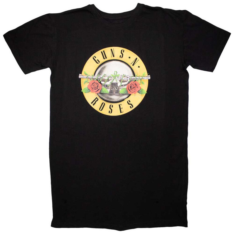 Guns N’ Roses Classic Logo Black Ladies T-Shirt Dress