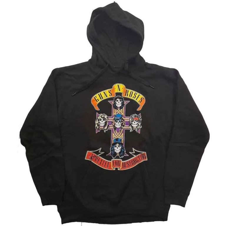 Guns N’ Roses Appetite for Destruction Black Pullover Hoodie
