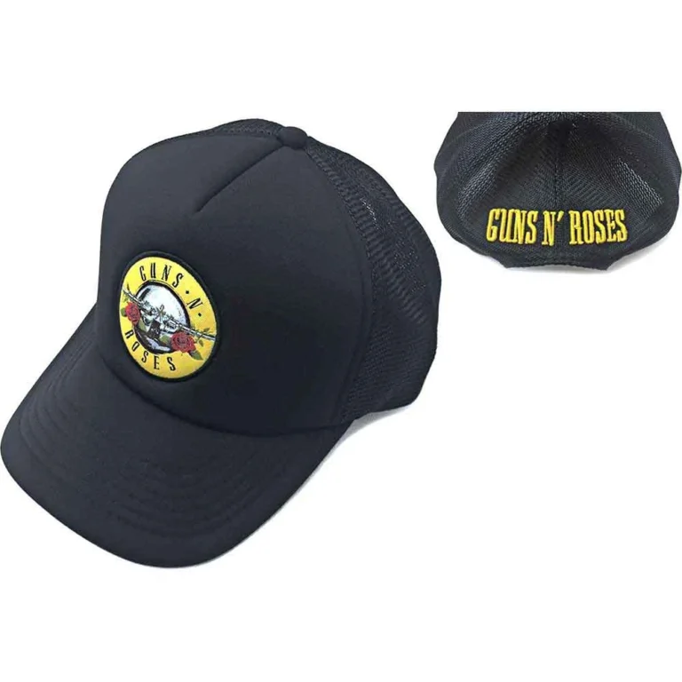 Guns N’ Roses Circle Logo Black Mesh Back Cap