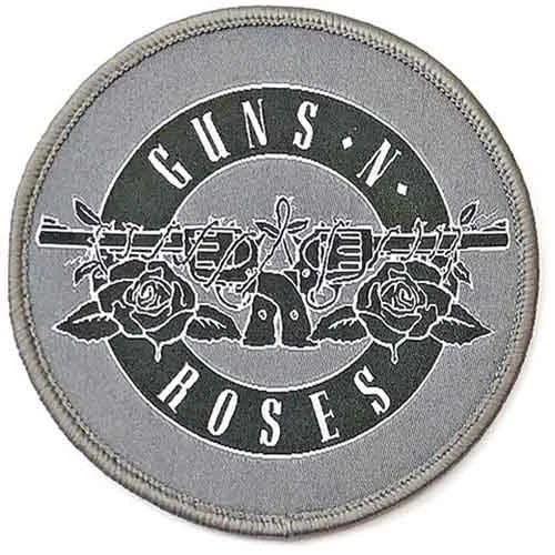 Guns N’ Roses White Circle Logo Patch