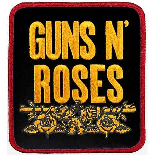 Guns N’ Roses Stacked Black Black Patch