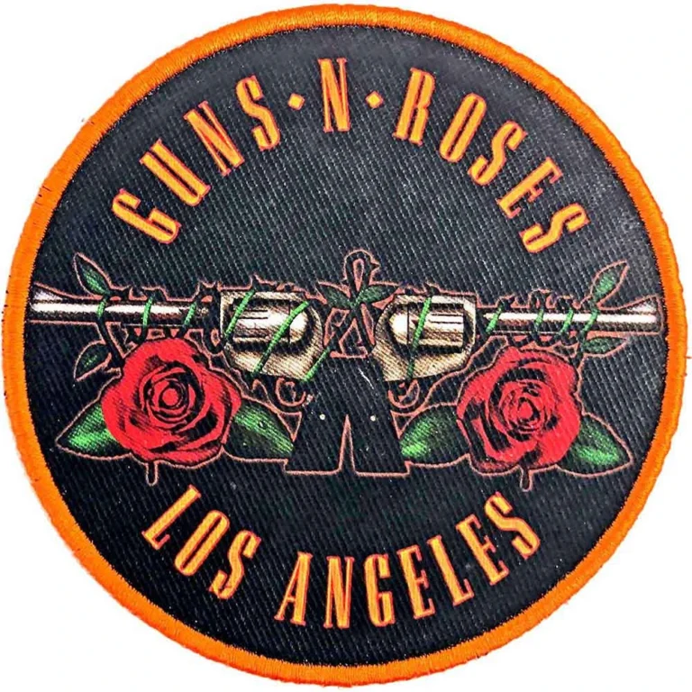 Guns N’ Roses Los Angeles Orange Patch