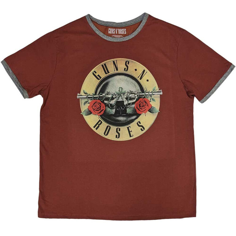 Guns N’ Roses Classic Logo Red Ringer T-Shirt