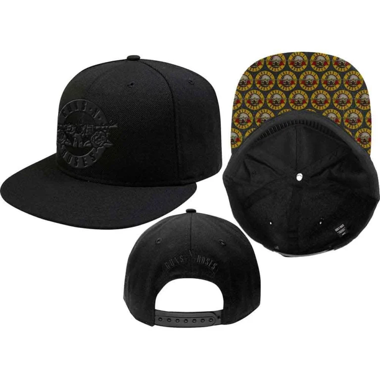 Guns N’ Roses Circle Logo Black Snapback Cap