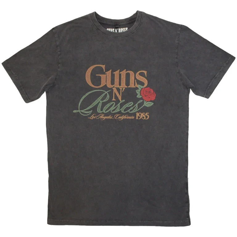 Guns N’ Roses California 1985 Charcoal Grey T-Shirt