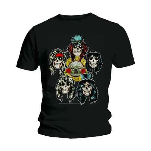 Guns N’ Roses Vintage Heads Black T-Shirt