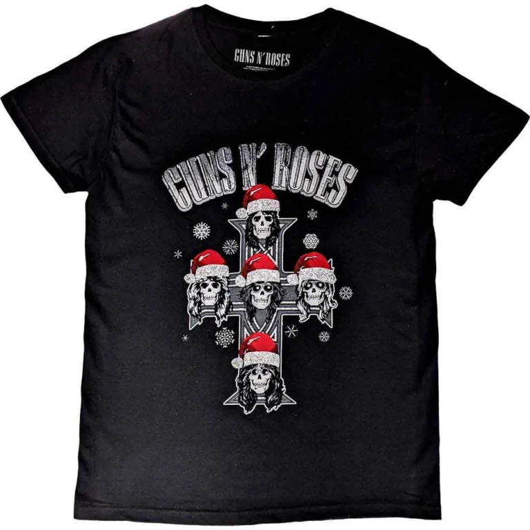Guns N’ Roses Appetite Christmas Black T-Shirt