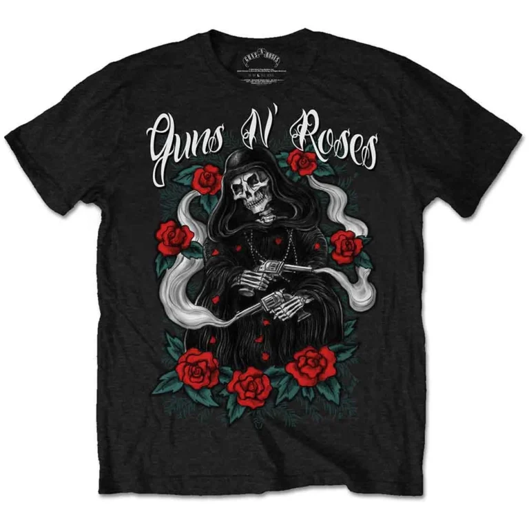 Guns N’ Roses Roses Reaper Black T-Shirt
