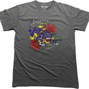 Guns N' Roses Welcome to the Jungle Grey Embellished T-Shirt