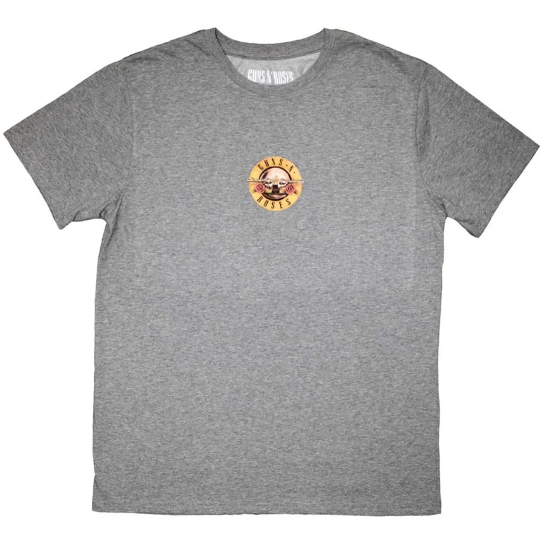 Guns N’ Roses Mini Circle Logo Grey T-Shirt