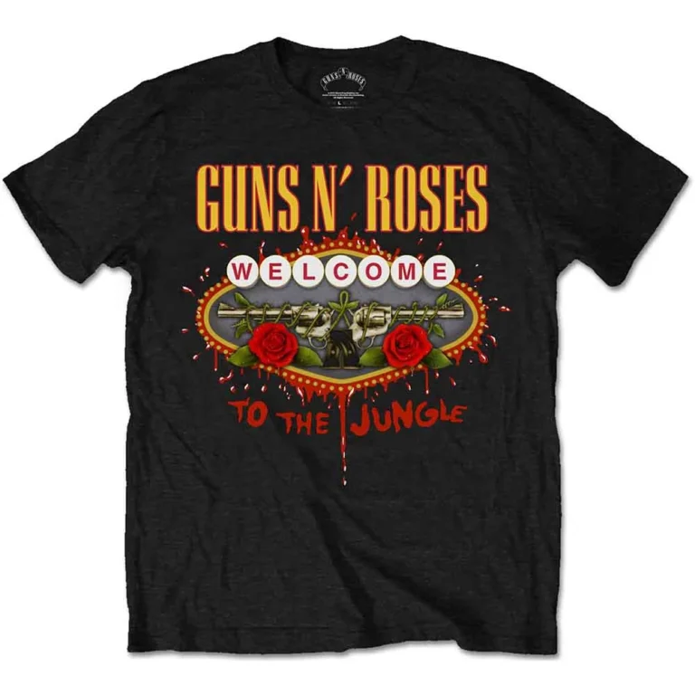 Guns N’ Roses Welcome to the Jungle Black T-Shirt