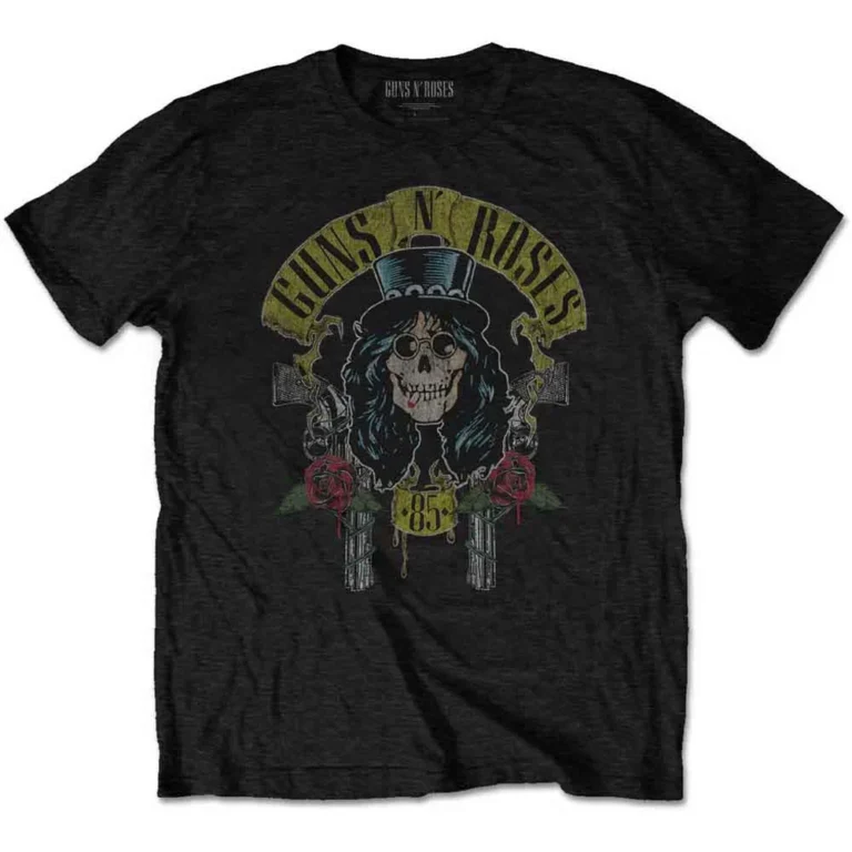 Guns N’ Roses Slash 85 Black T-Shirt