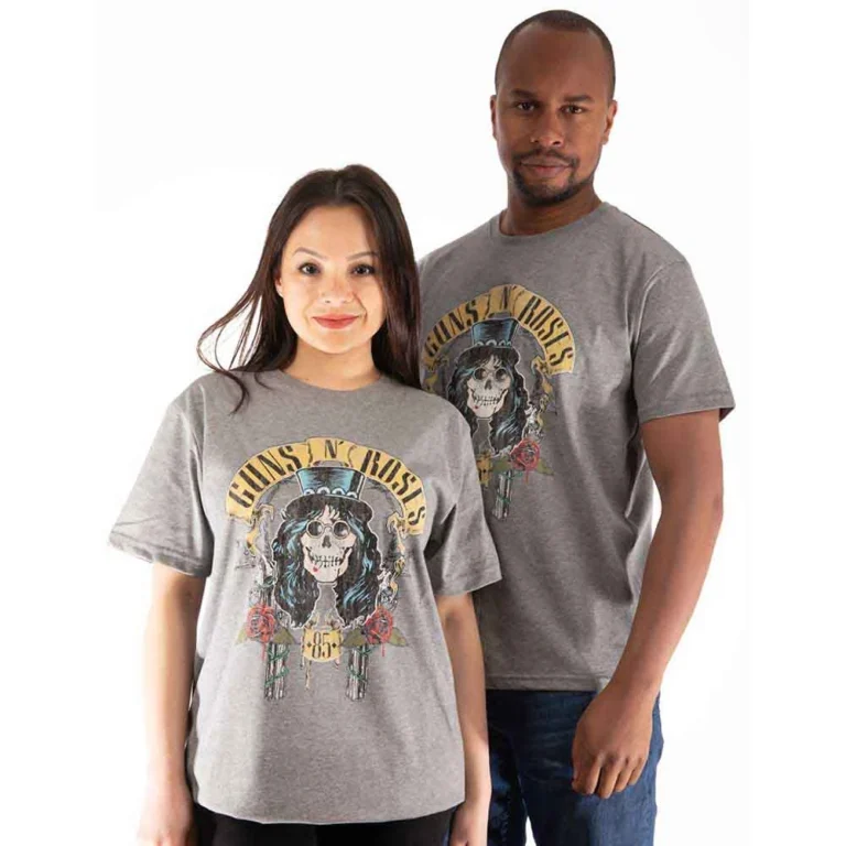 Guns N’ Roses Slash ’85 Grey T-Shirt