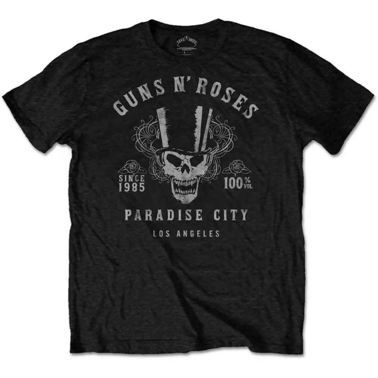 Guns N’ Roses 100% Volume Black T-Shirt