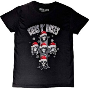 Guns N' Roses Appetite Christmas Black T-Shirt