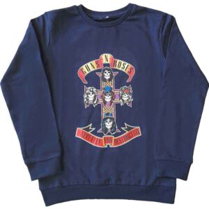 Guns N' Roses Appetite for Destruction Blue Kids Sweatshirt